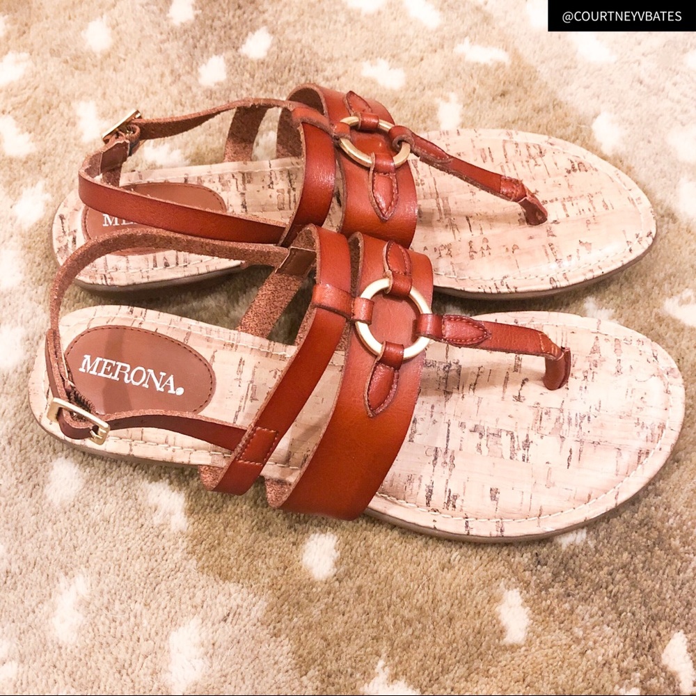 Merona Cognac Sandals